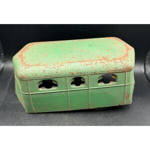 Kingsbury Lincoln Zephyr Travel Trailer Camper Pressed Steel Red Vintage 1930’s